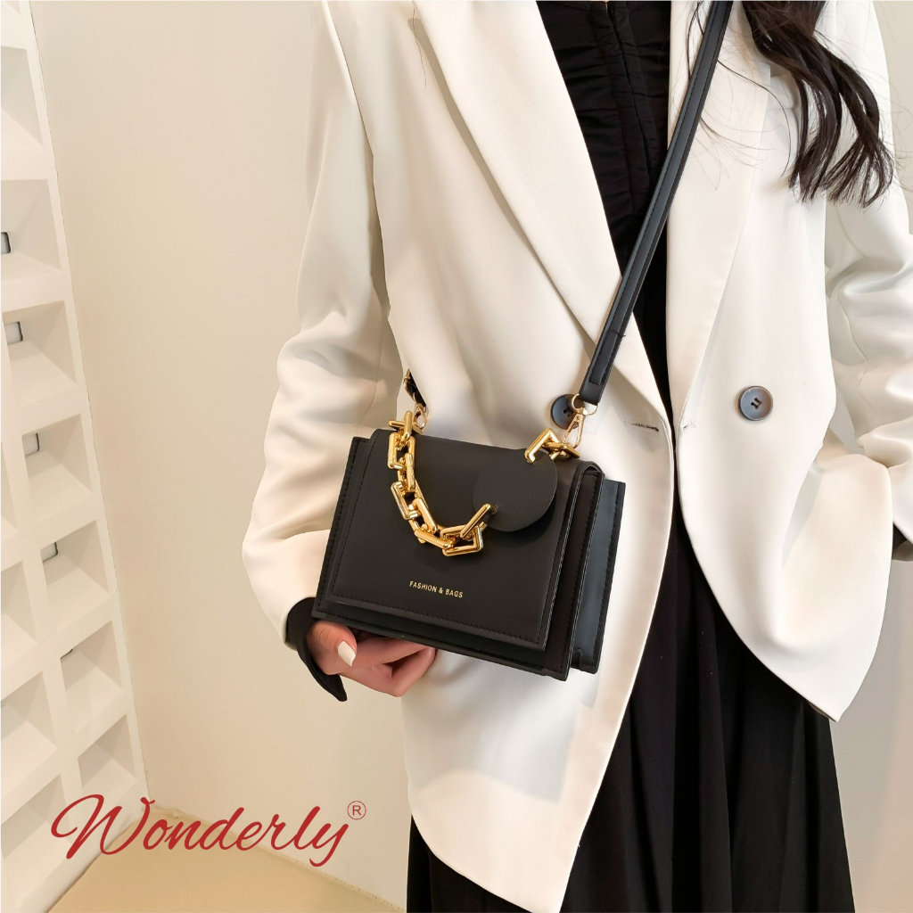 TAS SELEMPANG WANITA MINIMALIS PREMIUM WONDERLY TC09