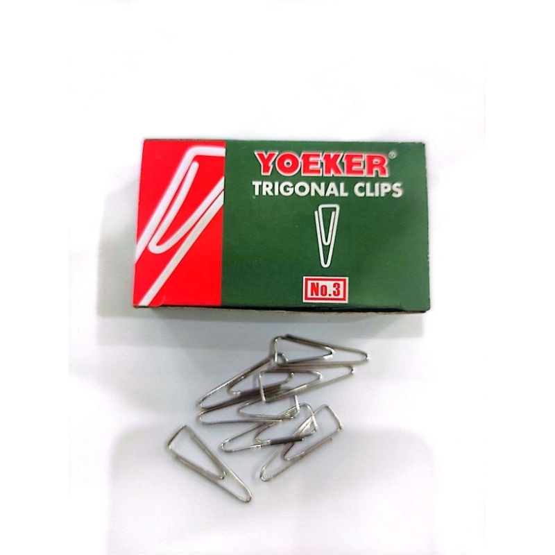 

Yoeker Paper Clip Trigonal Clips No 3 Penjepit Kertas