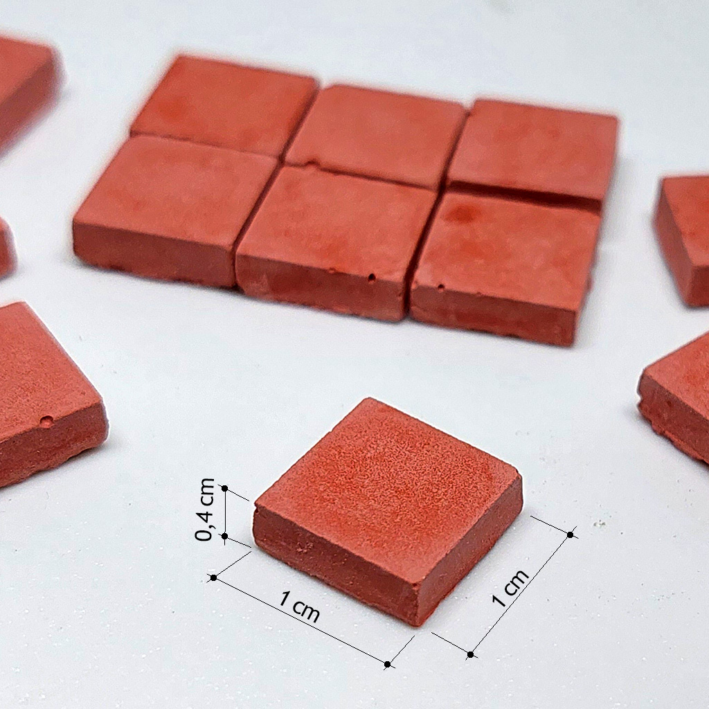 Miniatur Bata Persegi / Miniatur Bata Merah / Minibrick