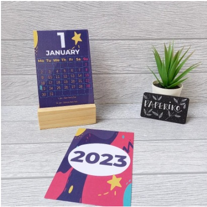 

2023 Aesthetic Desk Calendar