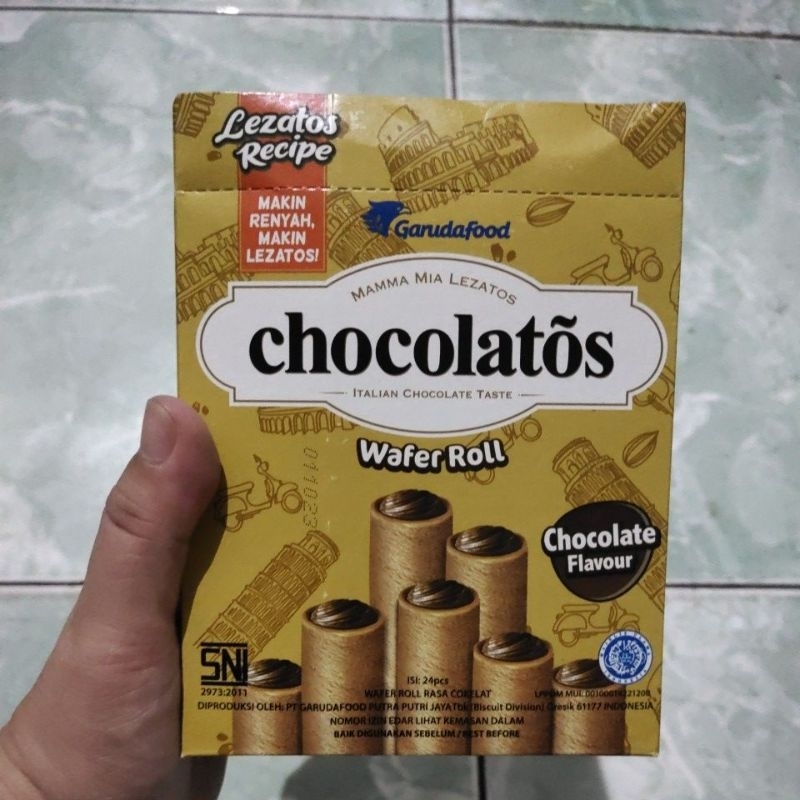 

CHOCOLATOS WAFER ROLL (CHOCOLATE FLAVOUR) 24PCS