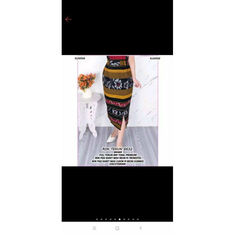 Rok tenun span 7/8,rok tenun ,tenun jepara,