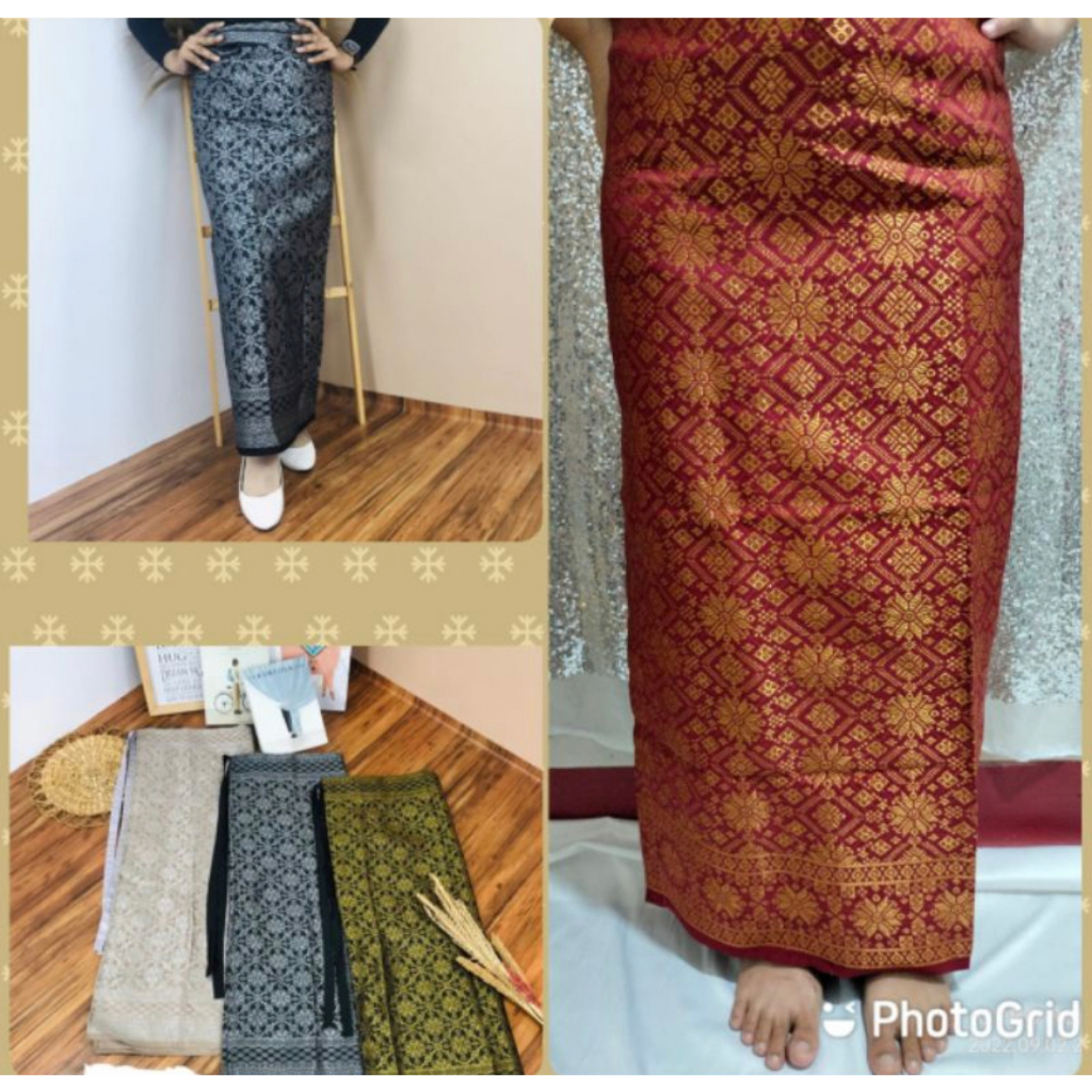 ROK SPAN Rok Tenun Semi Palembang || Rok Jadi Bawahan Kebaya || Ready Semua Size || Rok Batik Tenun Instant Bisa Bayar di Tempat ~ DVN STYLE