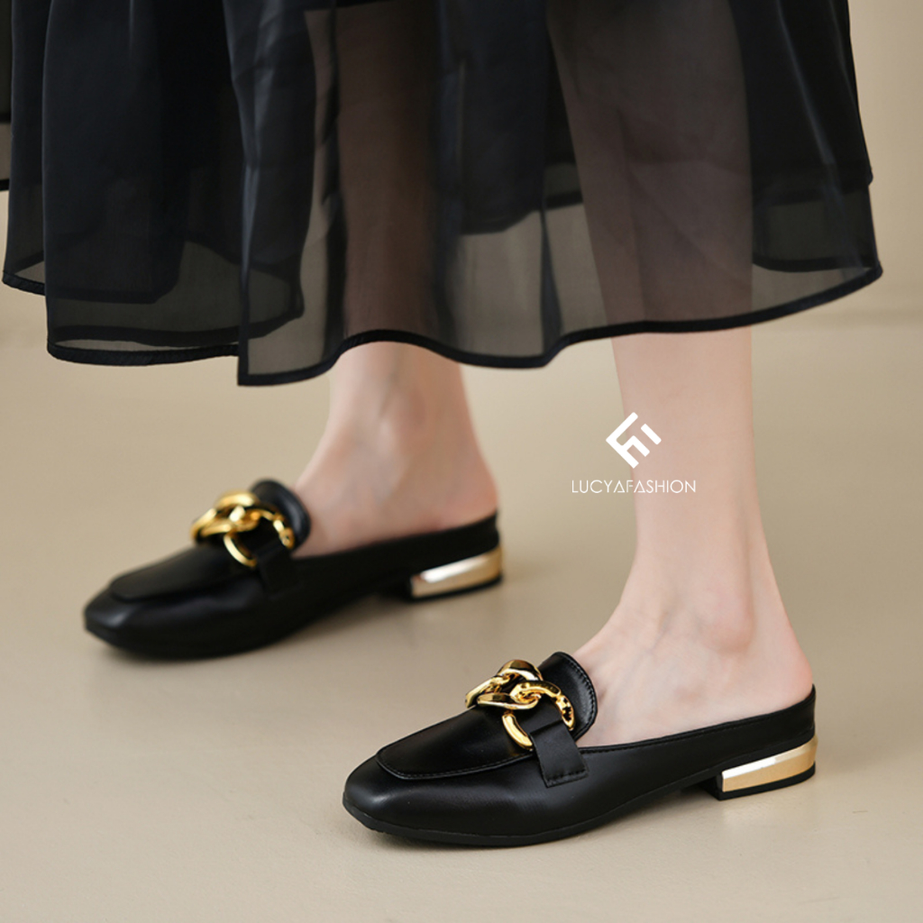 AGI0679 Mules Sepatu Flatshoes Wanita Import Murah