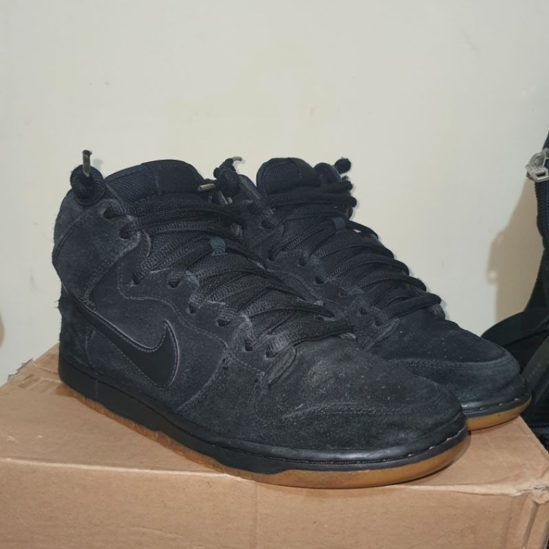 SB DUNK HIGH BLACK GUM LC by Depatu
