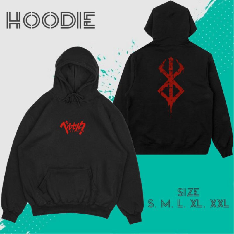 Sweater Hoodie Dewasa Anime Manga Berserk