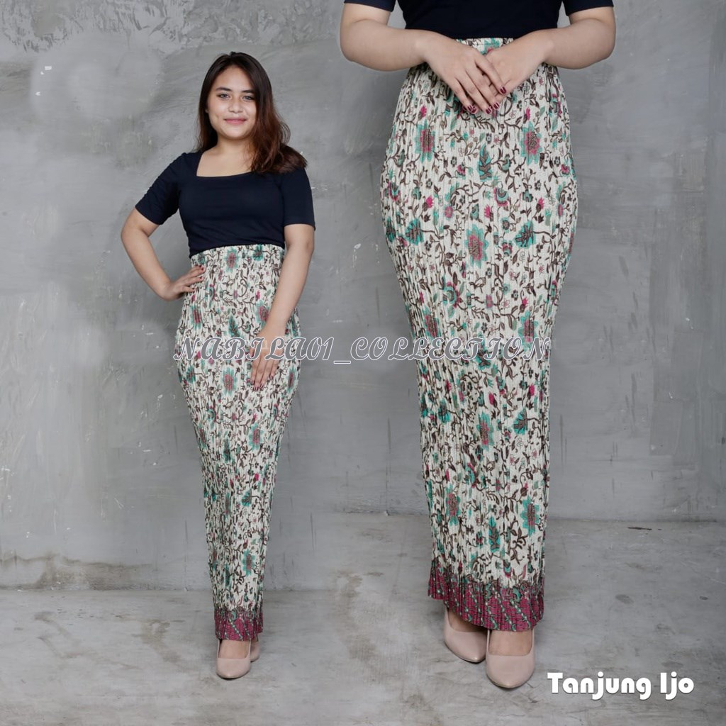 ROK PLISKET TERMURAH Allsize Batik / Bawahan Kebaya Batik / Rok Batik Jumbo