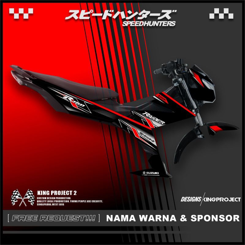 STRIPING SATRIA FU INJEKSI - FU FI VARIASI