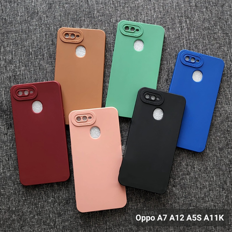 Softcase OPPO A12 OPPO A12E OPPO A3S OPPO A5S OPPO A7 OPPO A11K OPPO A1K OPPO F9 OPPO F9 Pro Case 3D Pro Camera Gel Silika Casing