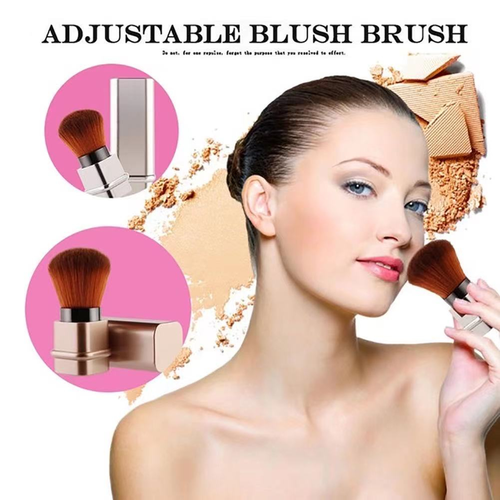 MAGEFY 1Pc Kuas Make Up Brush Blush On Rias Dapat Ditarik Dengan Penutup 5436