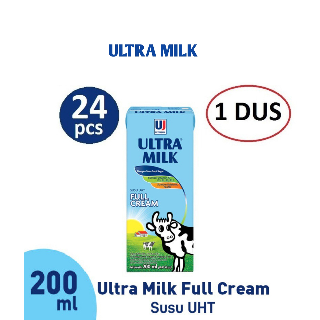 

SUSU ULTRA FULL CREAM 200 ml ( 1 DUS ISI 24 )