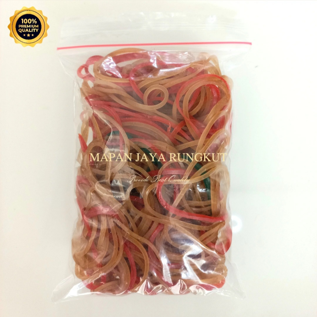 Karet Gelang Pentil / Karet Gelang / Rubber Band Isi 100gr