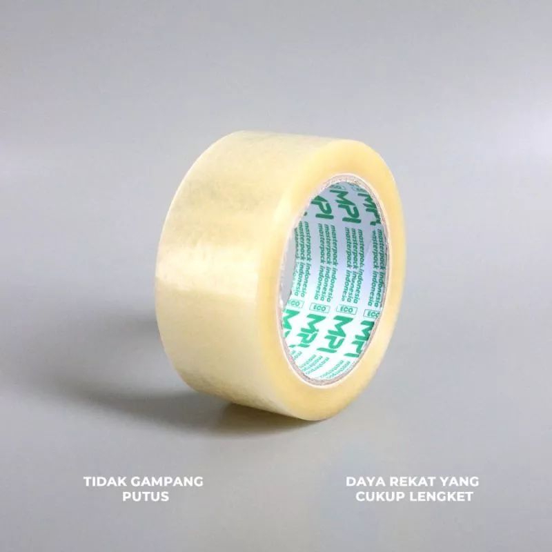 

Lakban Bening 100 Yard x 45mm 2" Inchi MPI Ekonomis
