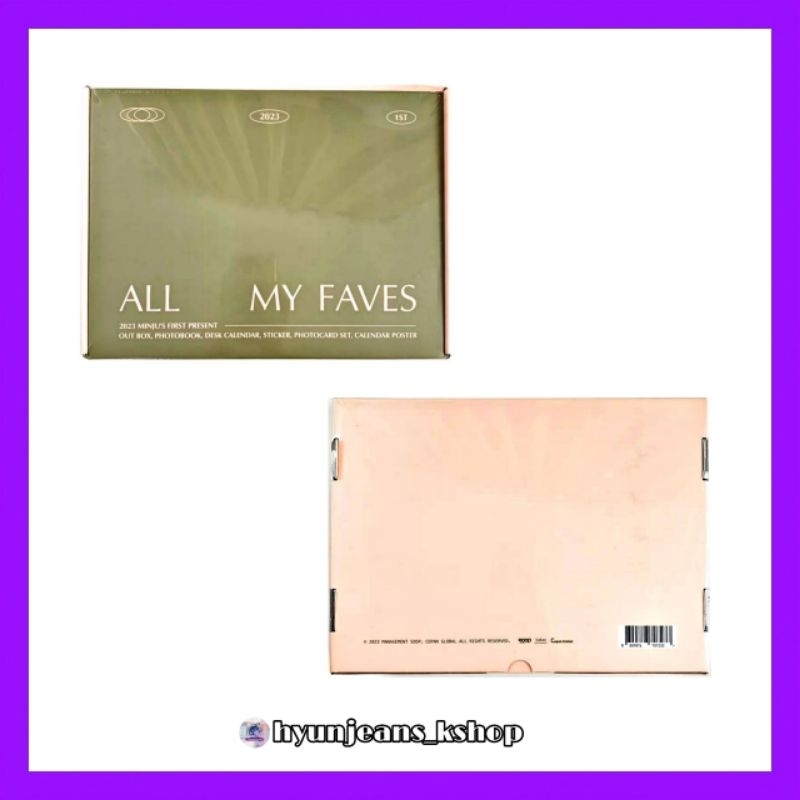 [READY STOCK] Kim Minju's 2023 SEASON’S GREETINGS FIRST PRESENT - ALL MY FAVES photobook min ju izon