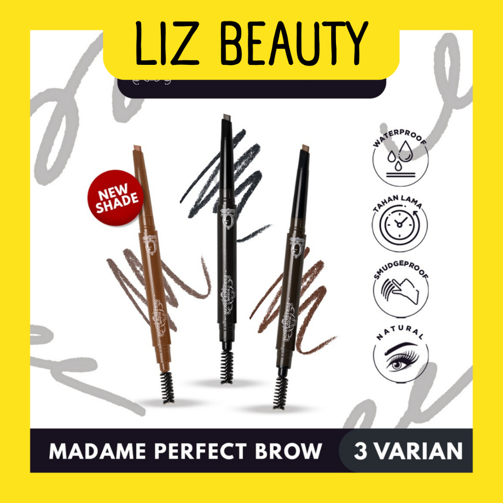 LIZBEAUTY - Madame Gie Madame Perfect Brow - MakeUp Pensil Alis Mekanik