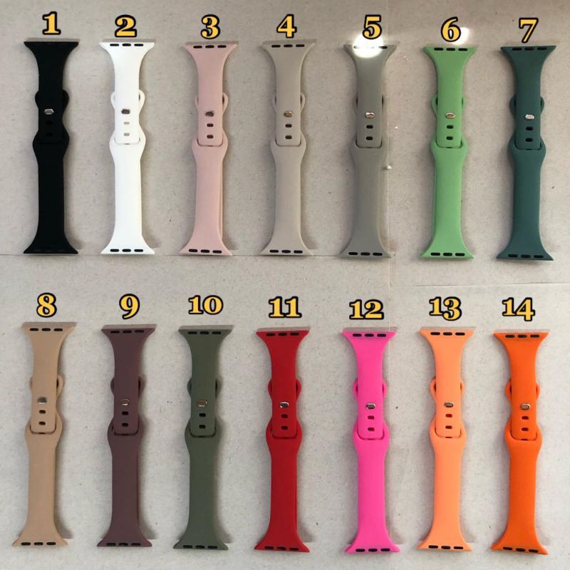 Strap Apple Watch Vemigon Slim Soft Silicone Watch Series 1/2/3/4/5/SE/6/7/8/Ultra