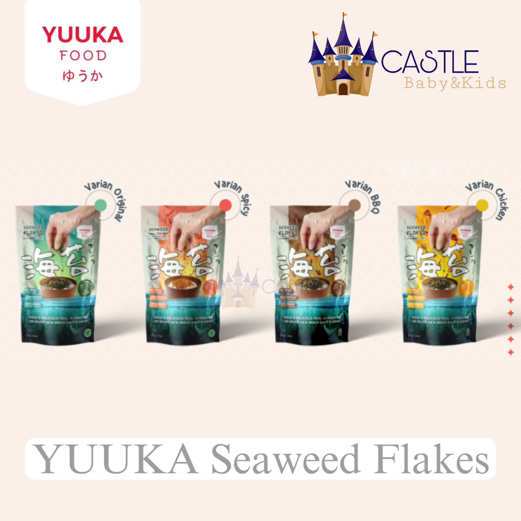 Yuuka Food - Abon Rumput Laut Non MSG - Seaweed Flake Mpasi