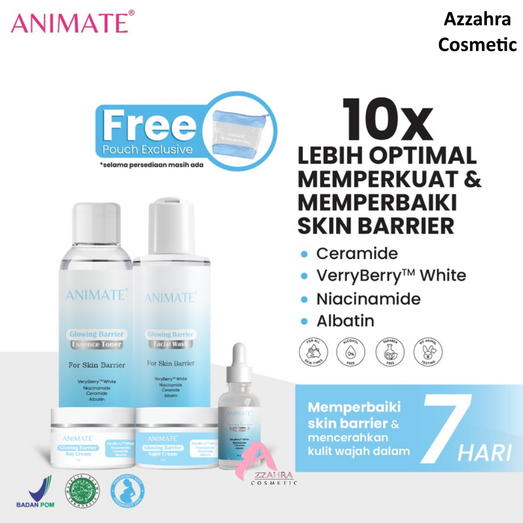 Animate Instant Whitening Series 5in1 | Glowing Barrier Skin Repair | Acne Solution Series