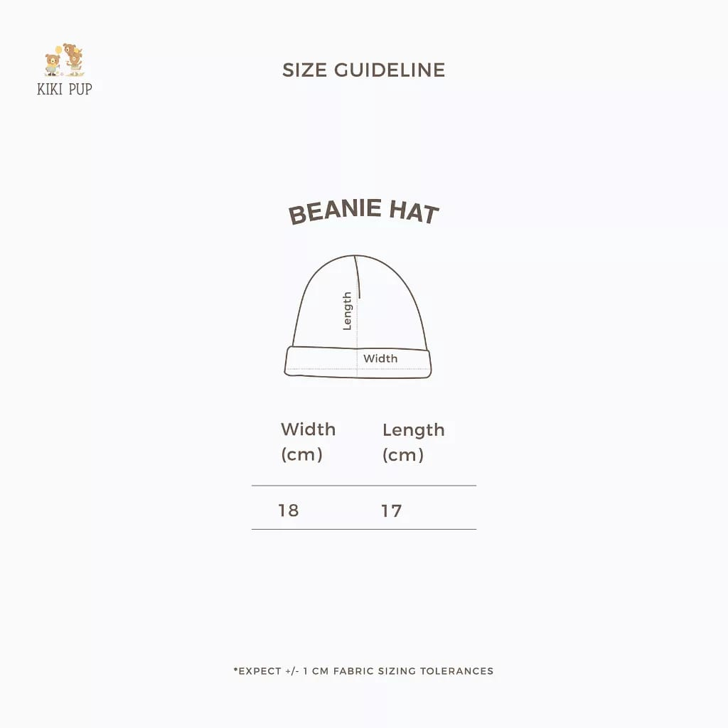 KIKI PUP - Beanie Hat - Topi bayi/Baby hat