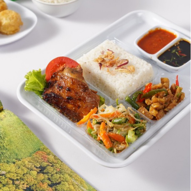 

Nasi Kotak, Nasi Box, Nasi Bungkus Ayam Bakar