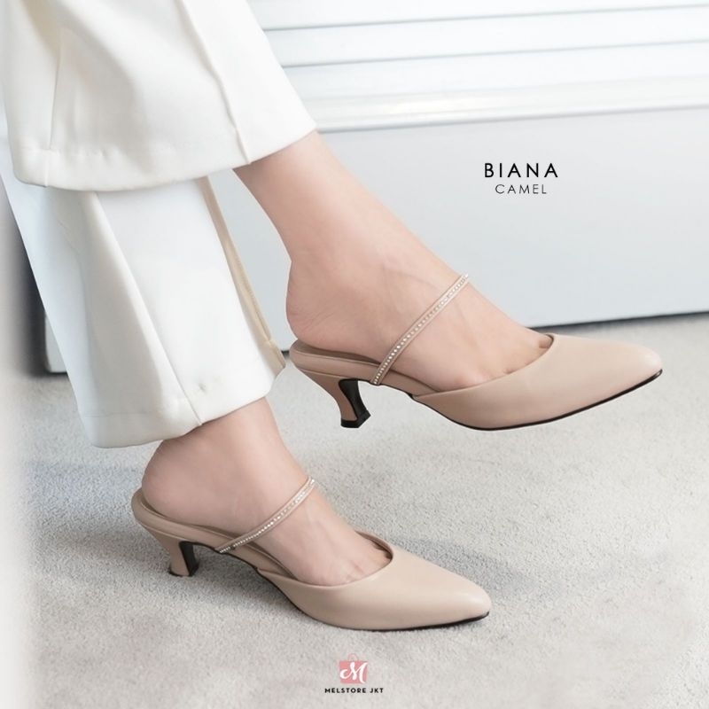 Damelia Melstore jkt official store jkt Sandal heels wanita Biana DAMELIA MELSTORE JKT