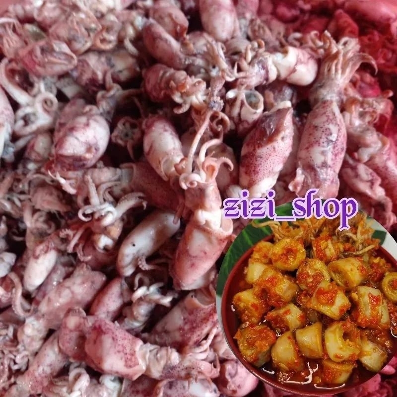 

IKAN ASIN CUMI REBUS SEAFOOD/ SOTONG REBUS ✓ SiZE SEDANG --. 500gr