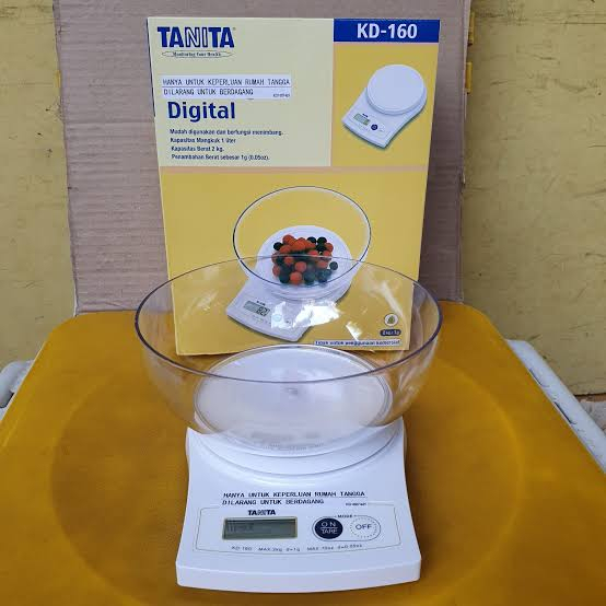 Timbangan Kue Digital Tanita Kd 160 - Kitchen Scale KD160