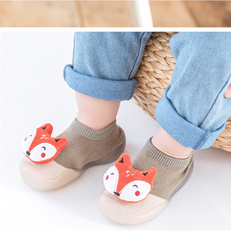 SEPATU BAYI BONEKA 3D PREWALKER BAYI ANTI SLIP