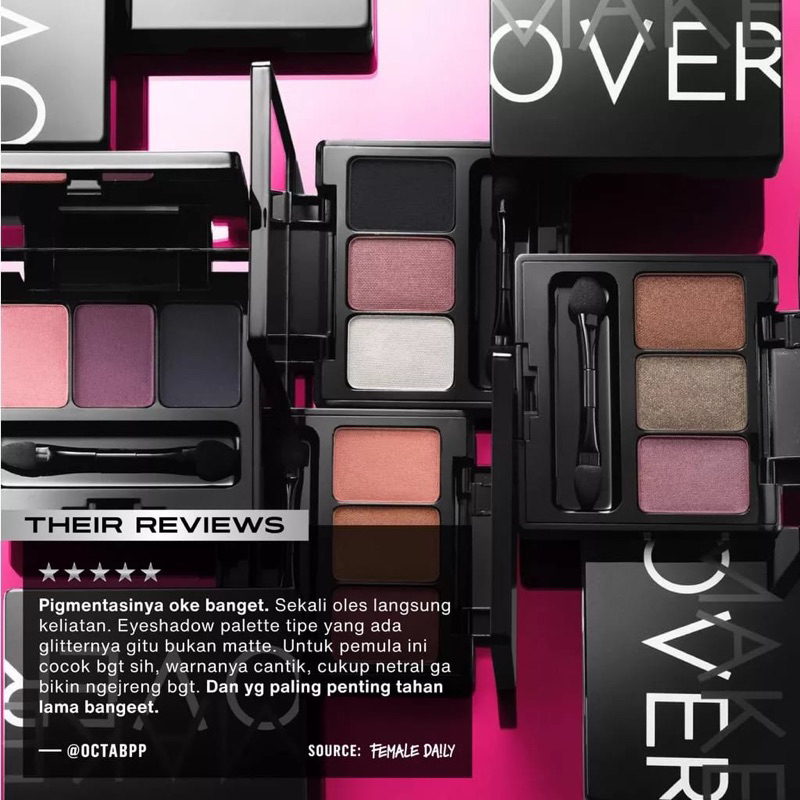 MAKE OVER Trivia Eye Shadow 6 g - Eye Shadow Palette