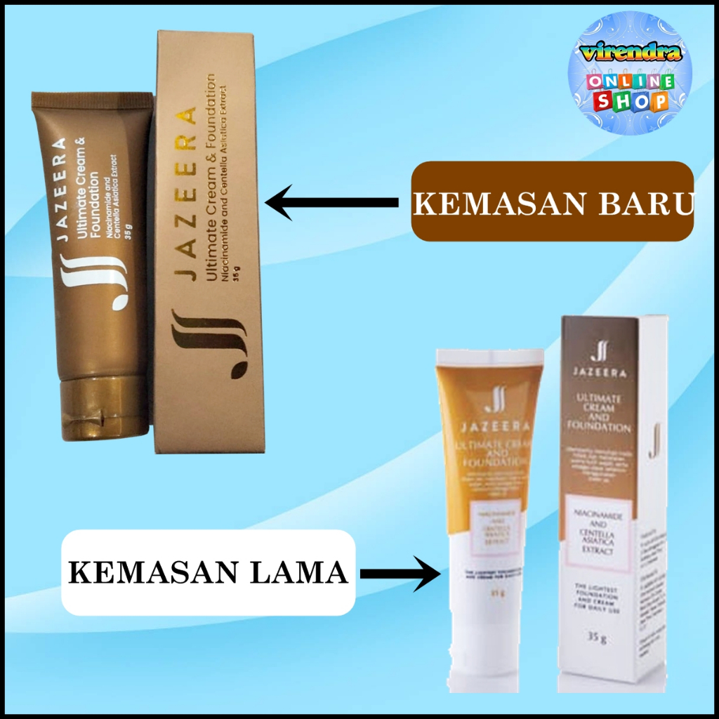 Foundation Jazeera Alas Bedak Jazeera Original | Kemasan Baru
