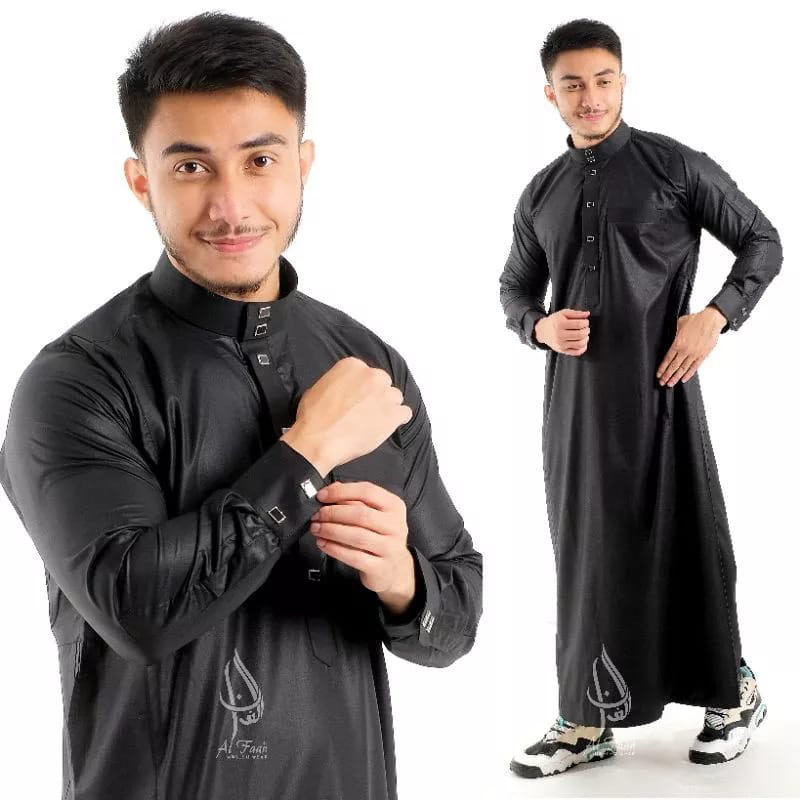 jubah pria slimfit dewasa gamis pria premium ori