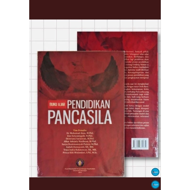 

Buku Ajar Pendidikan Kewarganegaraan & Pancasila UB