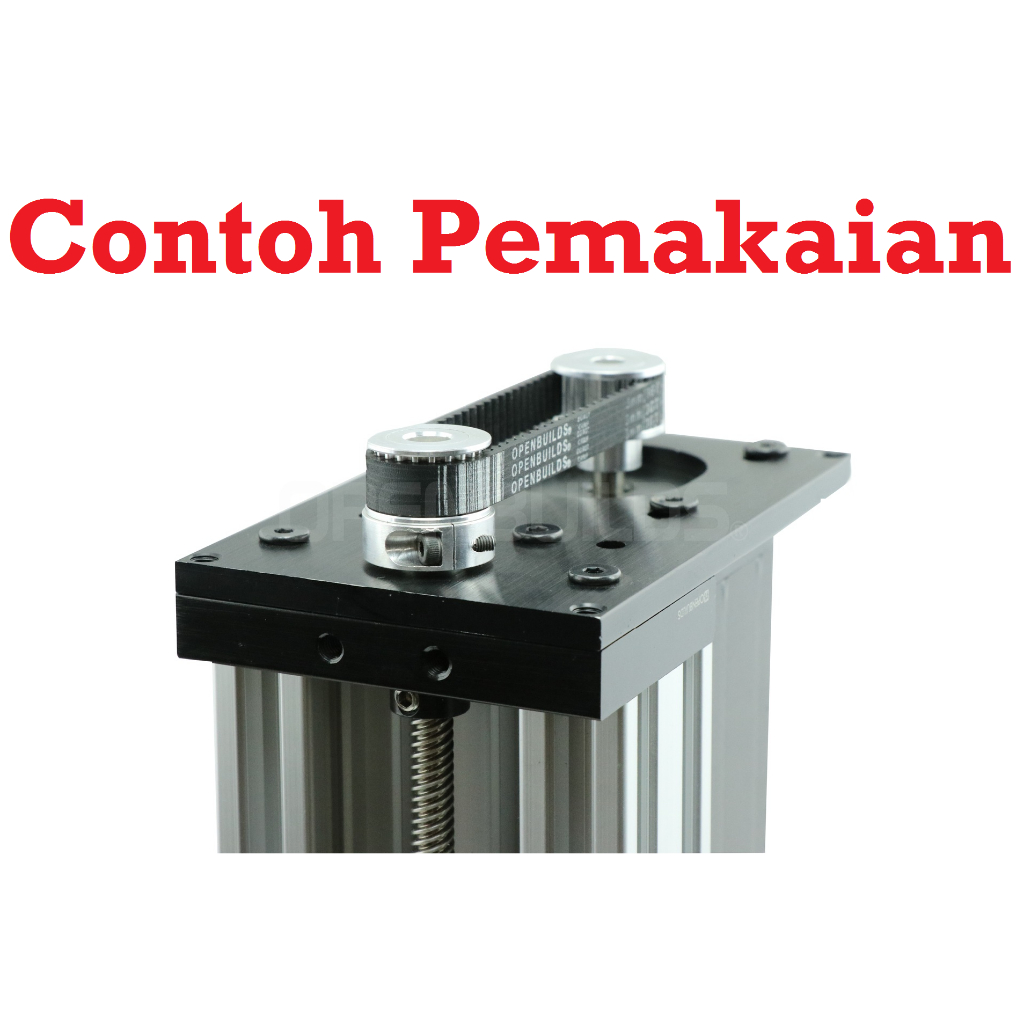 [HAEBOT] HTD5M Pulley Timing 60T W15 Bore 8 10 14 mm Puley Pully CNC Lebar 15mm 150cm gear Aluminium Pitch 5mm Aktuator Slider Router Mekanik 60 Teeth Gigi