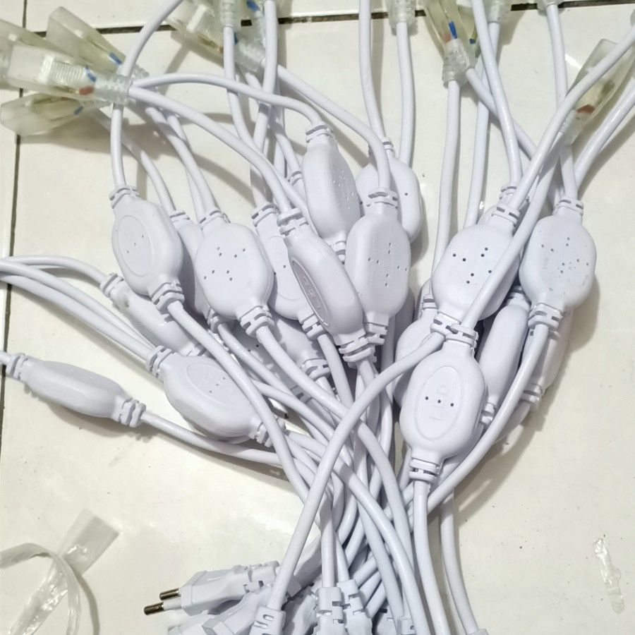 Konektor Led Strip Selang 5050 Neon Flex Socket Soket Led Selang Lampu Hias