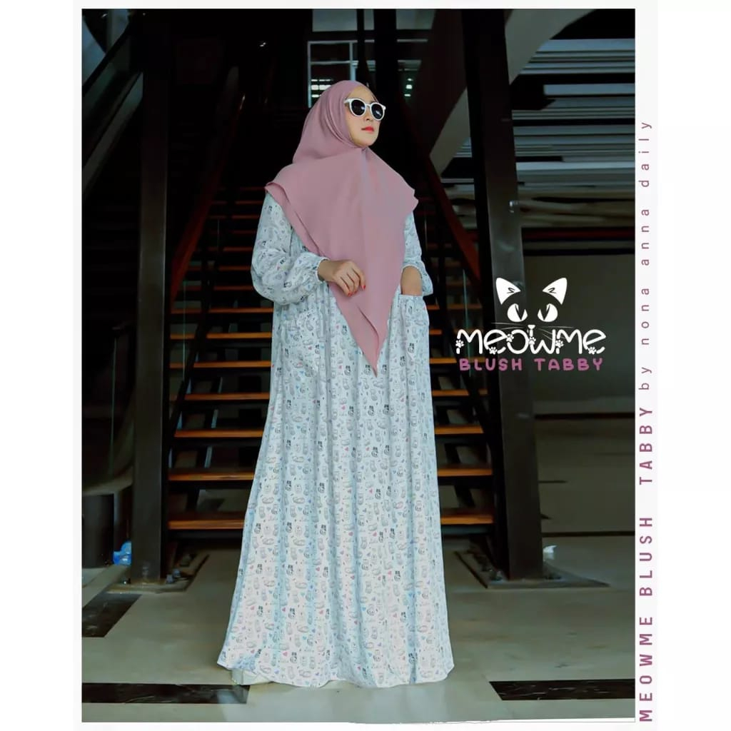 MEOW DRESS BY NONA ANNA/GAMIS RAYON/DASTER RAYON