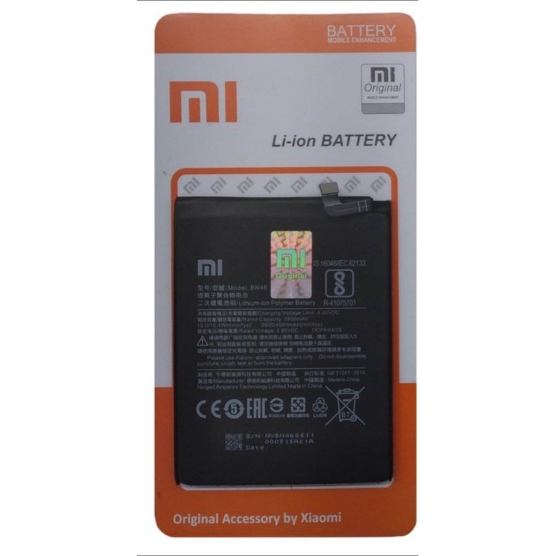 BATERAI XIOMI ORGINAL REDMI NOTE 8 PRO
