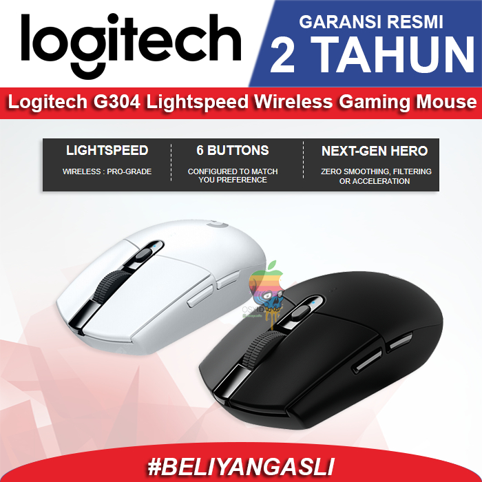 Logitech G304 Lightspeed Wireless Gaming Mouse - Garansi Resmi