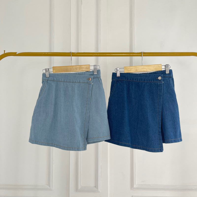 Celana Rok Short Jeans Wanita Import Bangkok