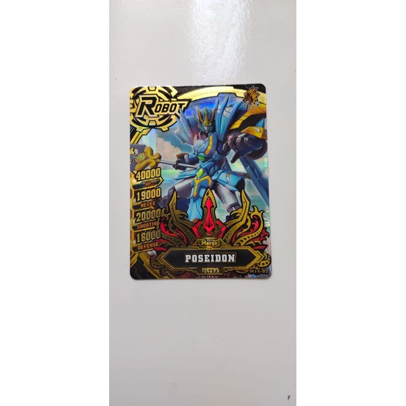 Kartu arcade Hero of Robots Poseidon Original