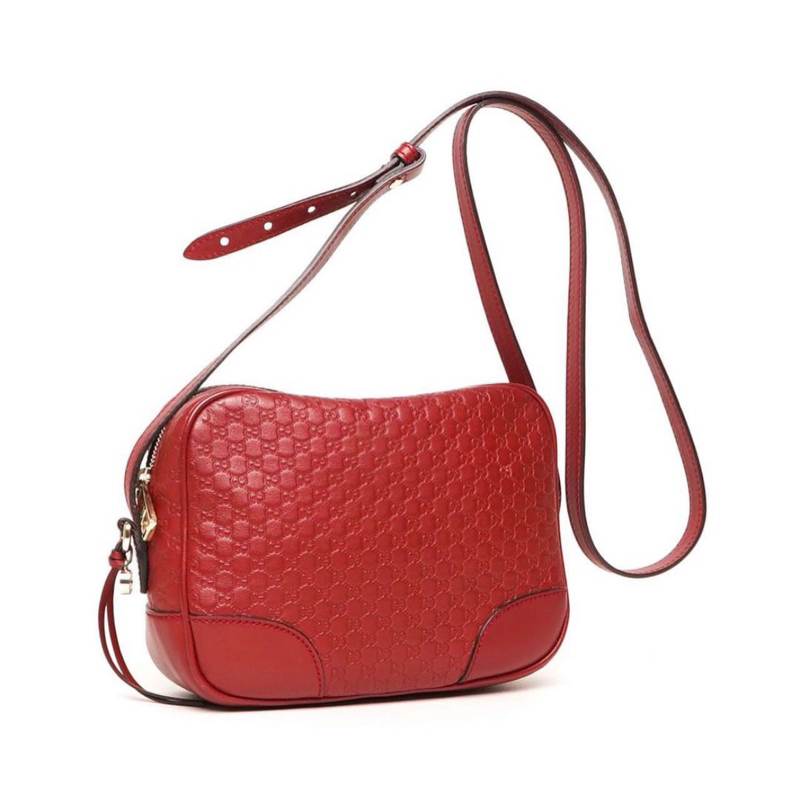 Gucci slingbag bree red leather