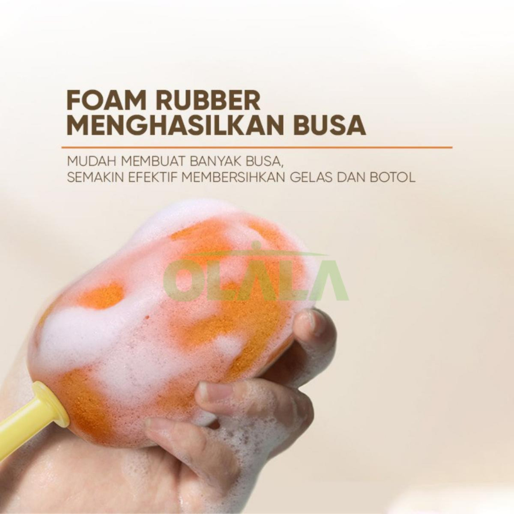 ALAT PEMBERSIH BOTOL / GELAS / CANGKIR / BOTOL BAYI / MUG MULTIFUNGSI 3 IN 1 OLL-2141