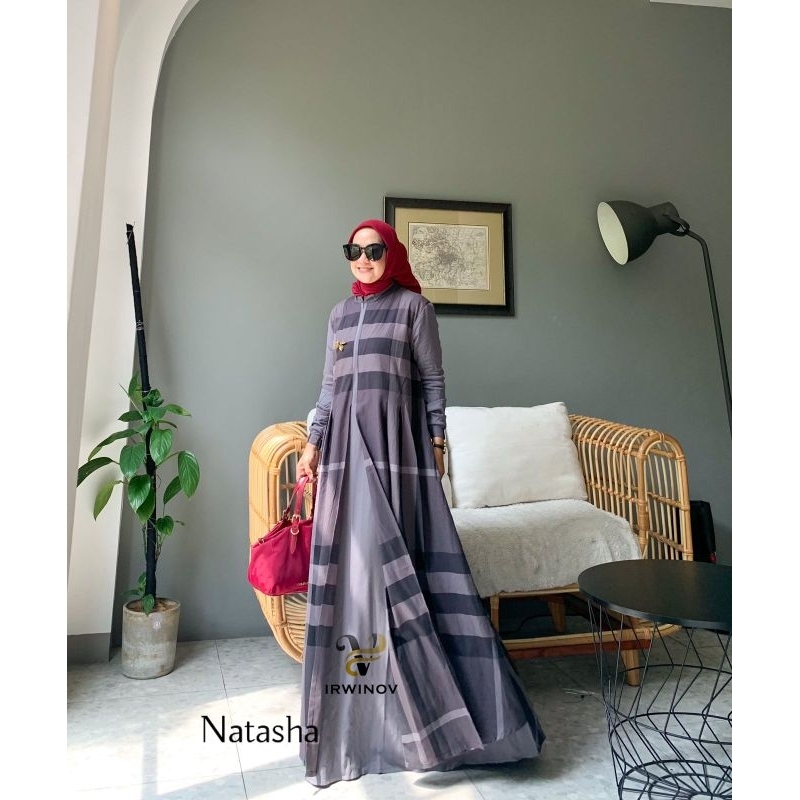 S659 NATASHA DRESS WANITA MUSLIMAH KEKINIAN VIRAL ORIGINAL REAL PICT GOOD QUALITY MEWAH TERMURAH TER
