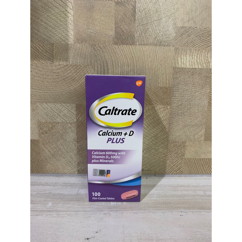 Caltrate 600 PLUS / calcium health supplement / isi 100s (ungu)