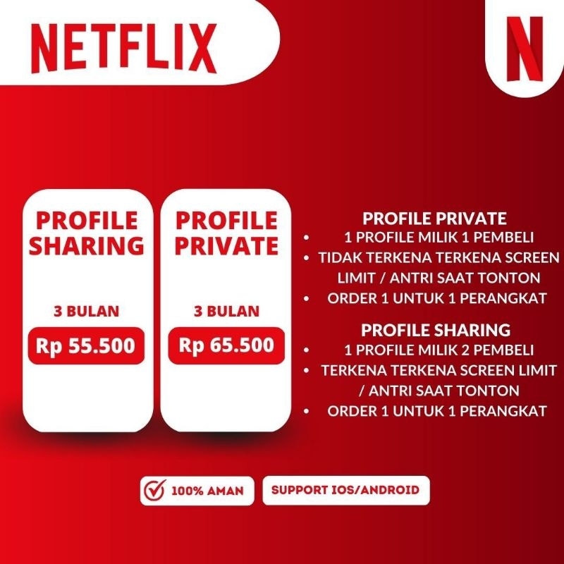 Paket Nonton NETFLIX Terbaik 2023
