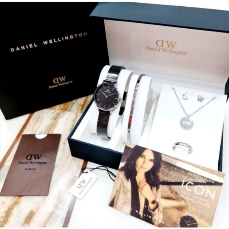 Paket full set / Jam tangan Wanita / Jam Tangan Rantai Pasir / Case Stainless steel / Box Lengkap / 