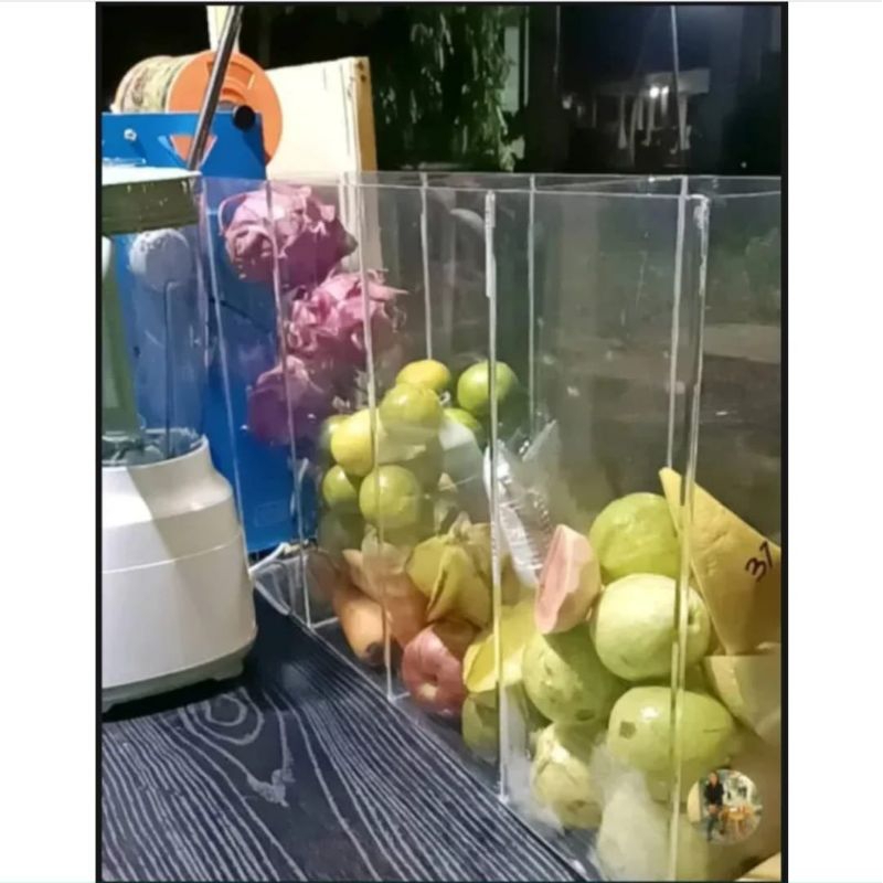 Homeyvibes Tempat Buah Akrilik Jus Buah