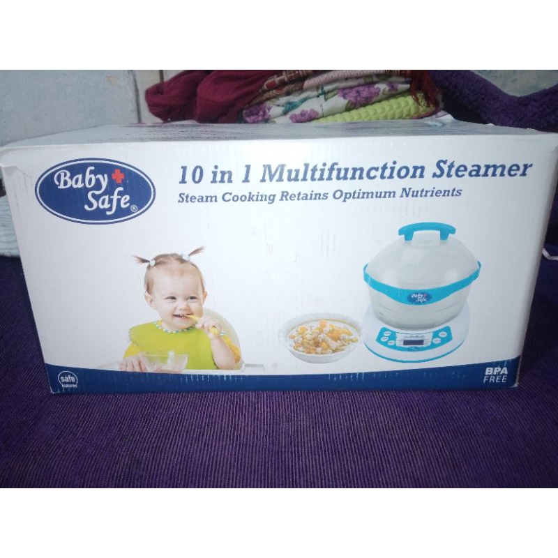 baby safe 10 in 1 multifunction steamer