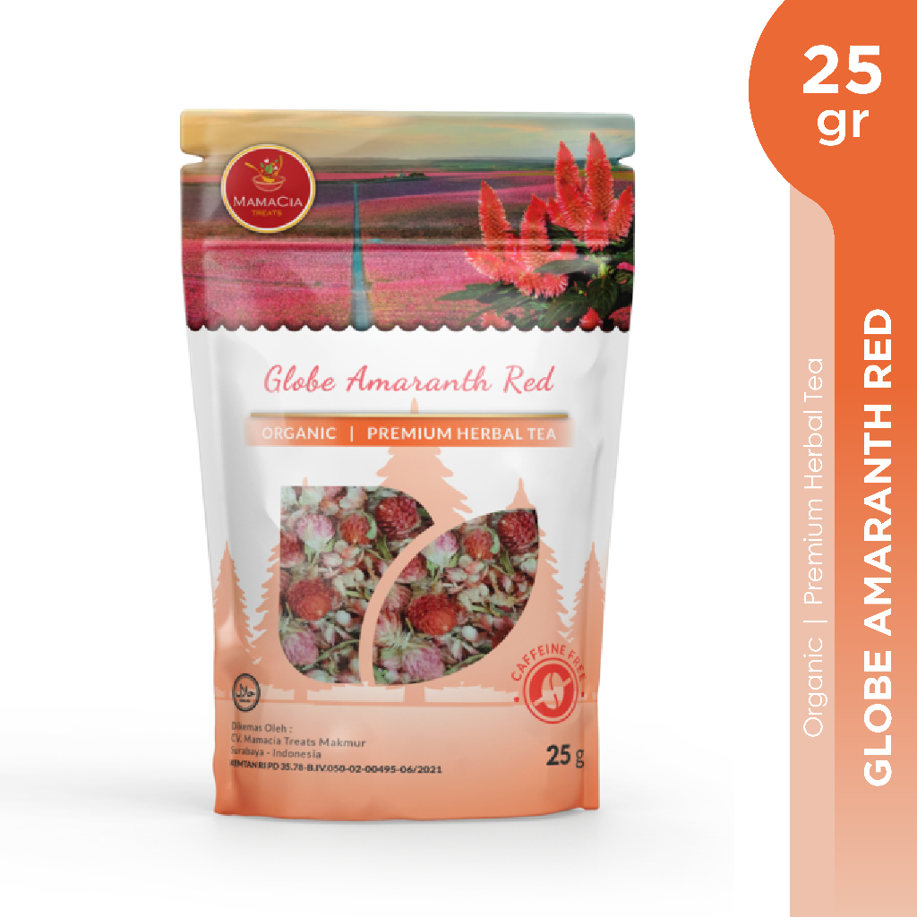 

Mamacia Treats Teh Bunga Globe Amaranth Red Flower Tea (Exclusive Pack)