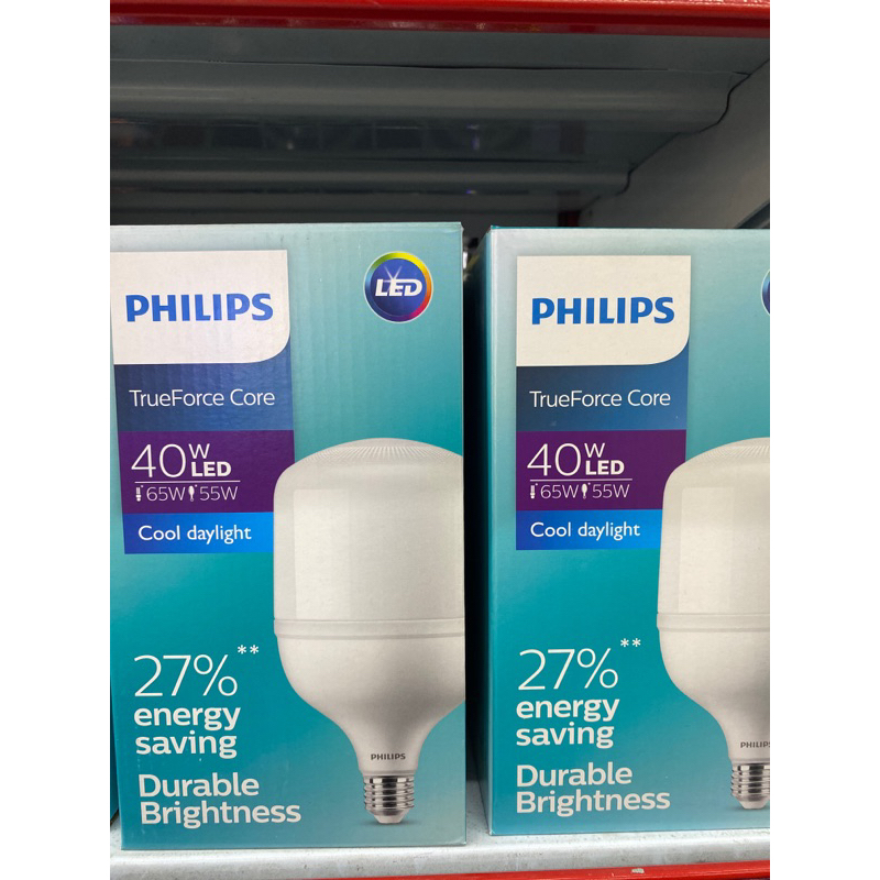 Philips Lampu Led / Lampu Tforce T force Core 30W 40W 50W Watt E27 6500K Cool Daylight