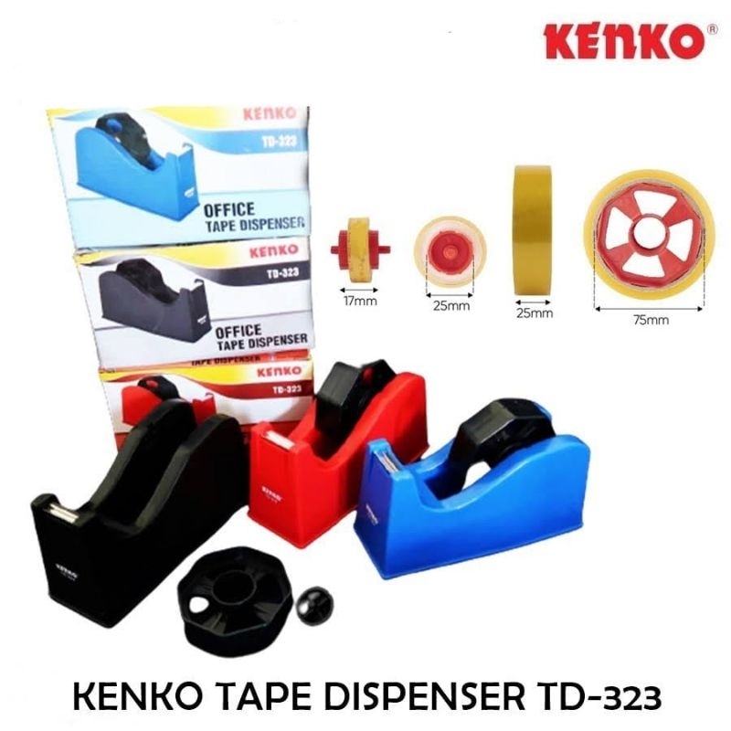 

TAPE DISPENSER TD-323 KENKO / TAPE CUTTER / PEMOTONG PITA PEREKAT